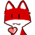 Emoticon Zorrito Fox Enamorado